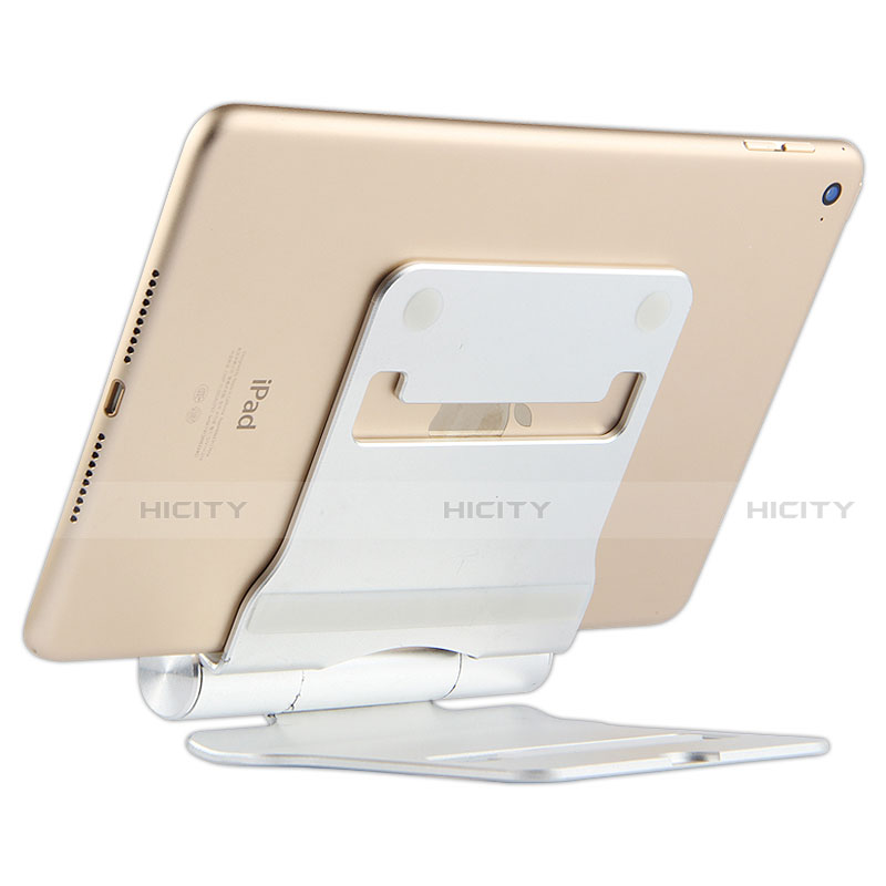 Supporto Tablet PC Flessibile Sostegno Tablet Universale K14 per Apple iPad 3 Argento