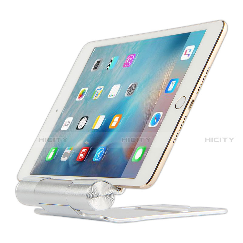 Supporto Tablet PC Flessibile Sostegno Tablet Universale K14 per Apple iPad Mini 4 Argento
