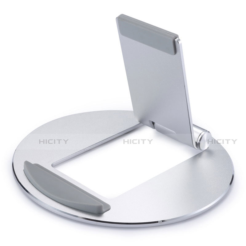 Supporto Tablet PC Flessibile Sostegno Tablet Universale K16 per Apple iPad 3 Argento