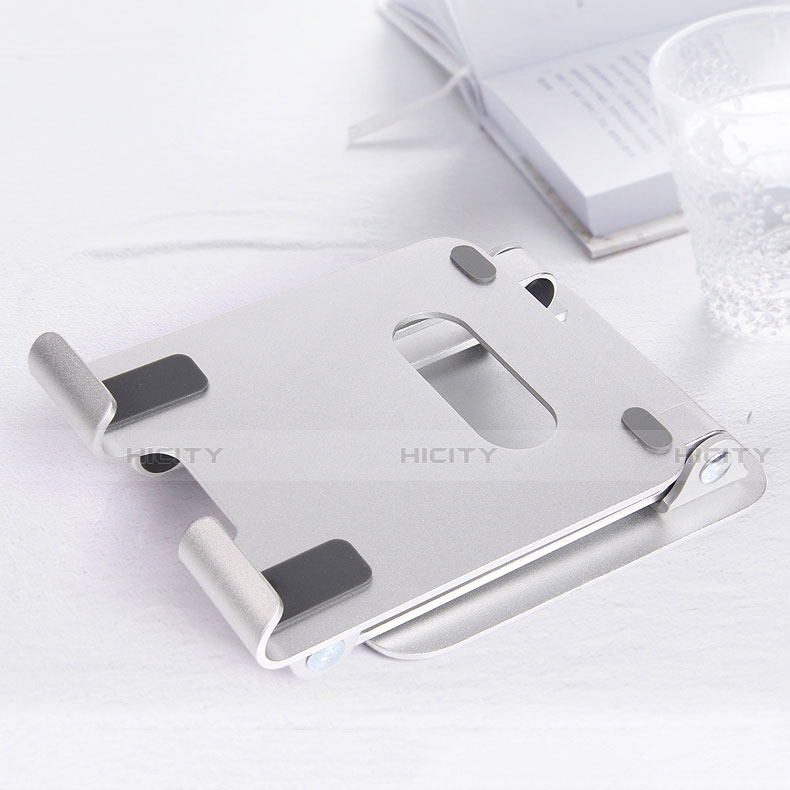 Supporto Tablet PC Flessibile Sostegno Tablet Universale K20 per Apple iPad Mini 3 Argento