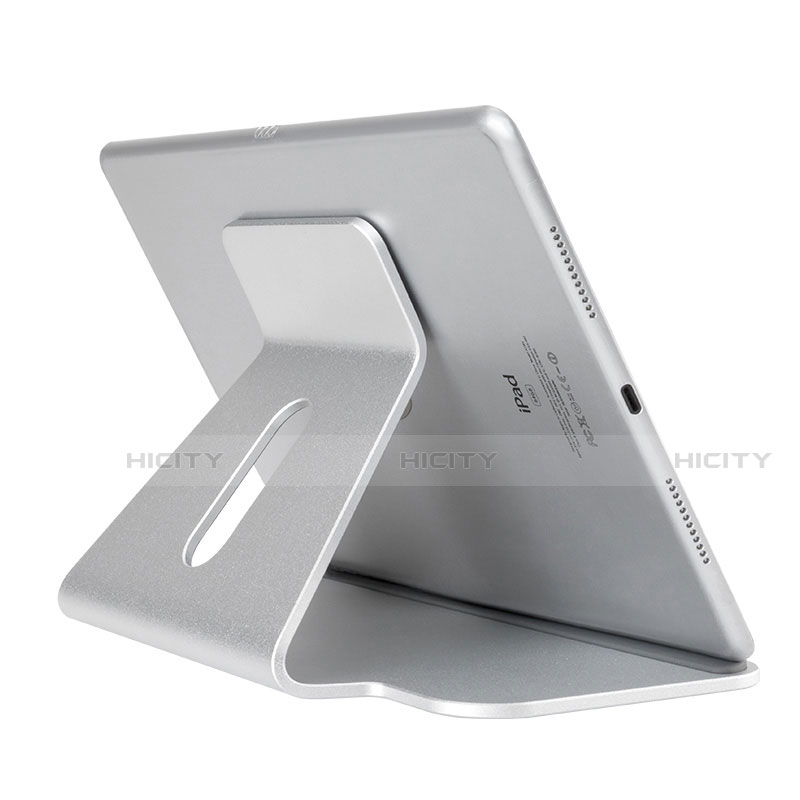 Supporto Tablet PC Flessibile Sostegno Tablet Universale K21 per Apple iPad Air 2 Argento