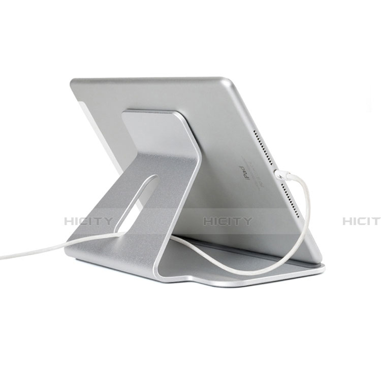 Supporto Tablet PC Flessibile Sostegno Tablet Universale K21 per Apple iPad Pro 12.9 (2017) Argento
