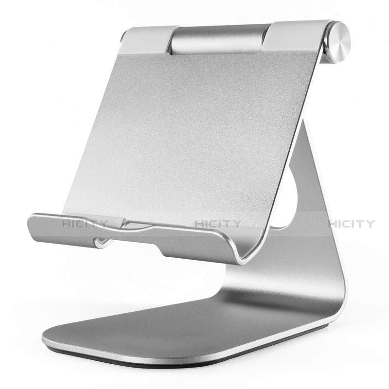 Supporto Tablet PC Flessibile Sostegno Tablet Universale K23 per Apple iPad 2 Argento