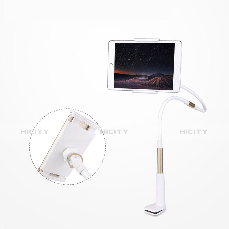 Supporto Tablet PC Flessibile Sostegno Tablet Universale T30 per Apple iPad Air 2 Bianco