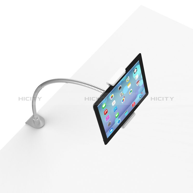 Supporto Tablet PC Flessibile Sostegno Tablet Universale T37 per Apple New iPad 9.7 (2017) Bianco
