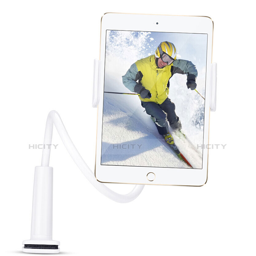 Supporto Tablet PC Flessibile Sostegno Tablet Universale T38 per Apple iPad Mini 3 Bianco