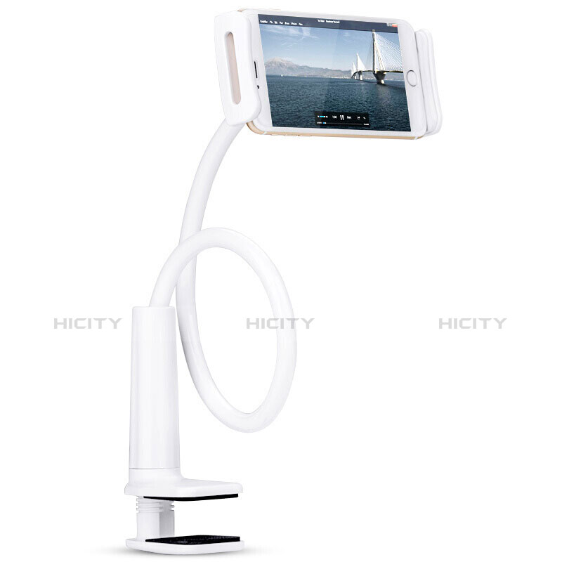 Supporto Tablet PC Flessibile Sostegno Tablet Universale T38 per Apple iPad Mini 3 Bianco