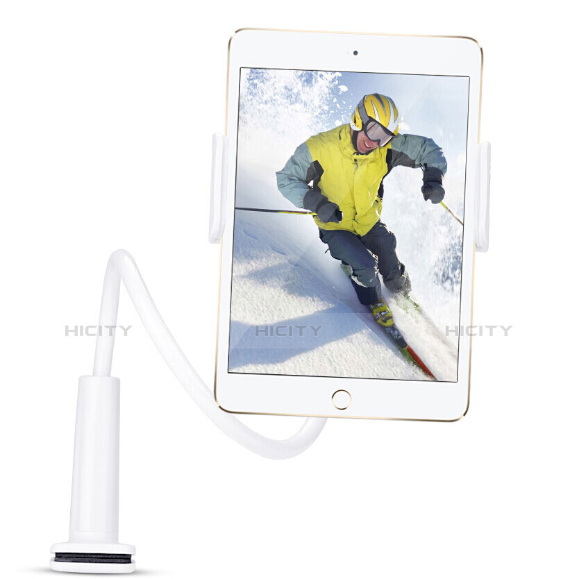 Supporto Tablet PC Flessibile Sostegno Tablet Universale T38 per Samsung Galaxy Note 10.1 2014 SM-P600 Bianco