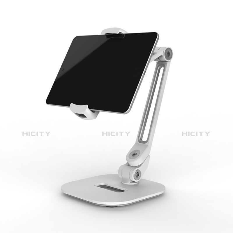 Supporto Tablet PC Flessibile Sostegno Tablet Universale T44 per Samsung Galaxy Note 10.1 2014 SM-P600 Argento