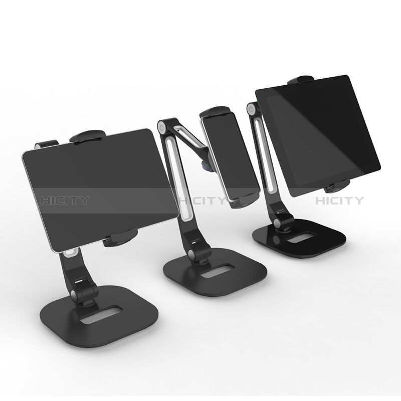 Supporto Tablet PC Flessibile Sostegno Tablet Universale T46 per Apple iPad Air 5 10.9 (2022) Nero