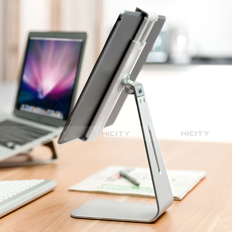 Supporto Tablet PC Sostegno Tablet Universale T24 per Apple iPad Mini 2 Argento