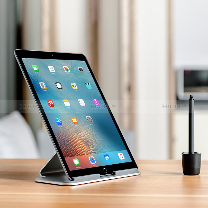 Supporto Tablet PC Sostegno Tablet Universale T25 per Apple New iPad 9.7 (2018) Argento