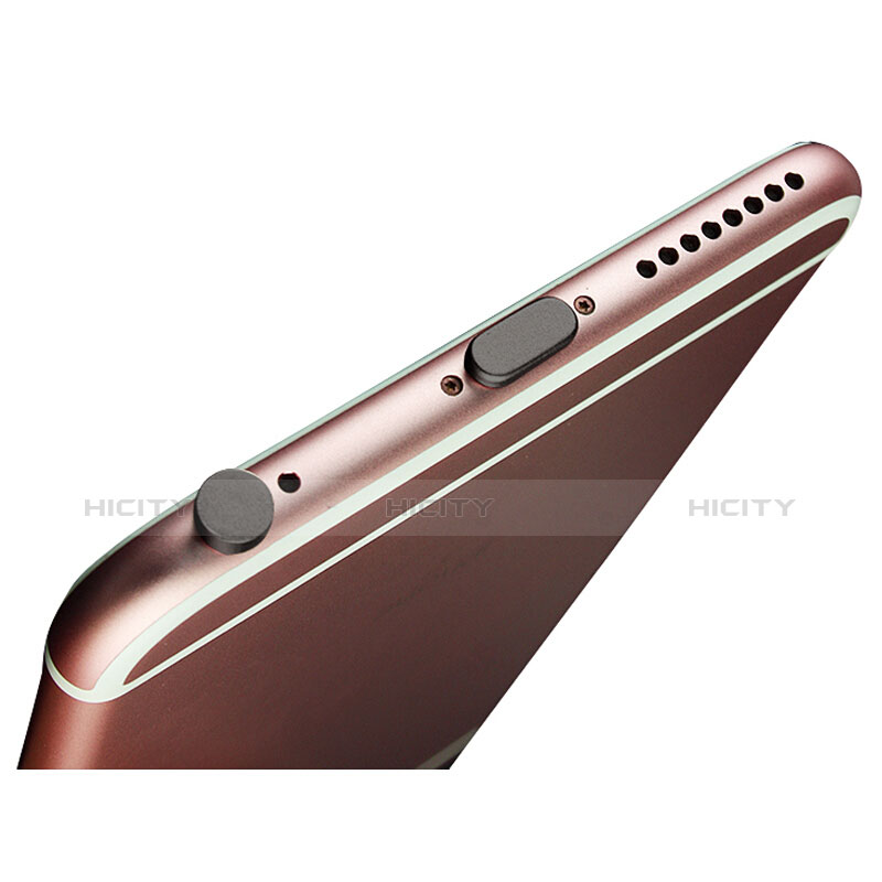 Tappi Antipolvere Anti-dust Lightning USB Jack Antipolvere J02 per Apple iPad New Air (2019) 10.5 Nero