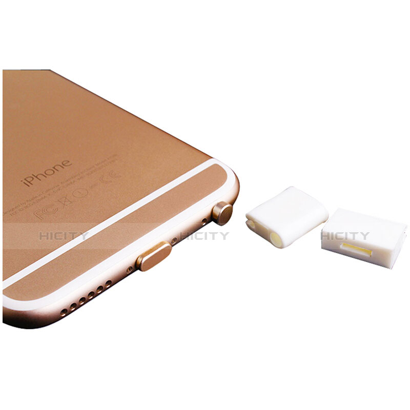 Tappi Antipolvere Anti-dust Lightning USB Jack Antipolvere J02 per Apple iPod Touch 5 Oro