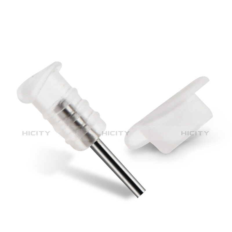 Tappi Antipolvere Anti-dust Lightning USB Jack Antipolvere J03 per Apple iPhone 11 Pro Max Bianco