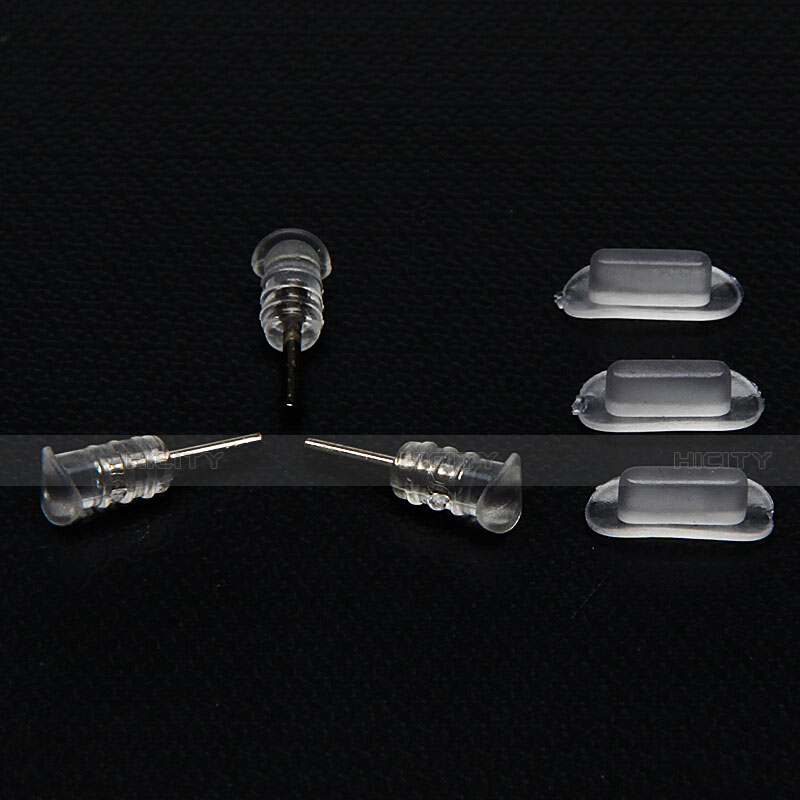 Tappi Antipolvere Anti-dust Lightning USB Jack Antipolvere J03 per Apple iPhone 12 Max Bianco