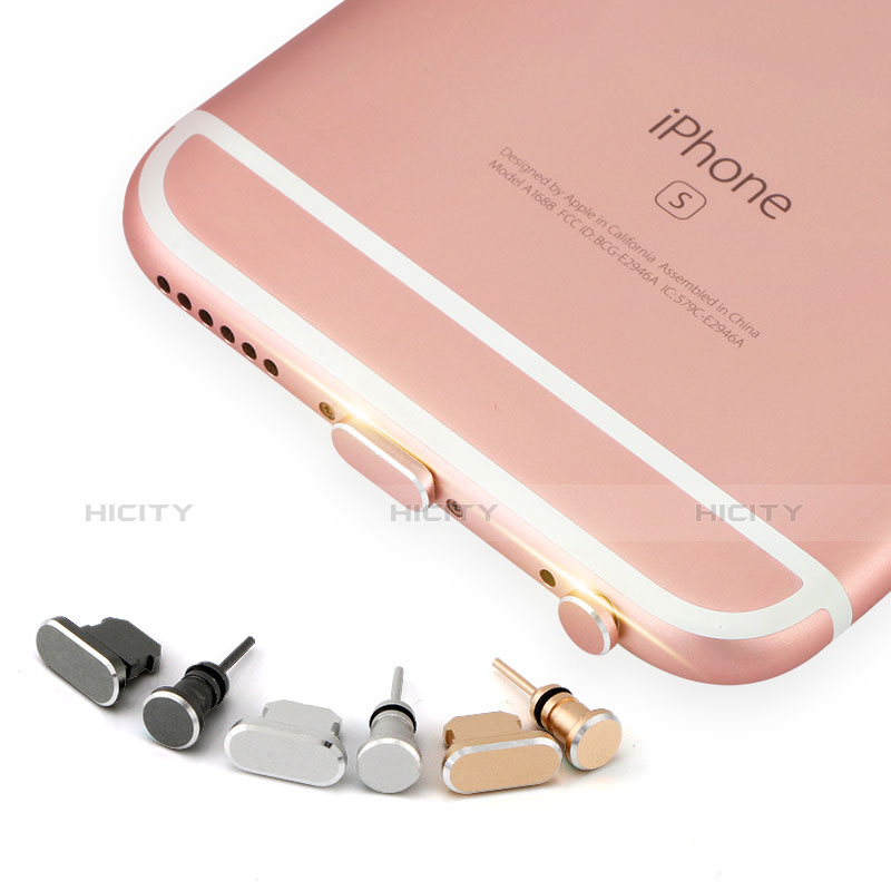 Tappi Antipolvere Anti-dust Lightning USB Jack Antipolvere J04 per Apple iPad Air 10.9 (2020) Oro Rosa