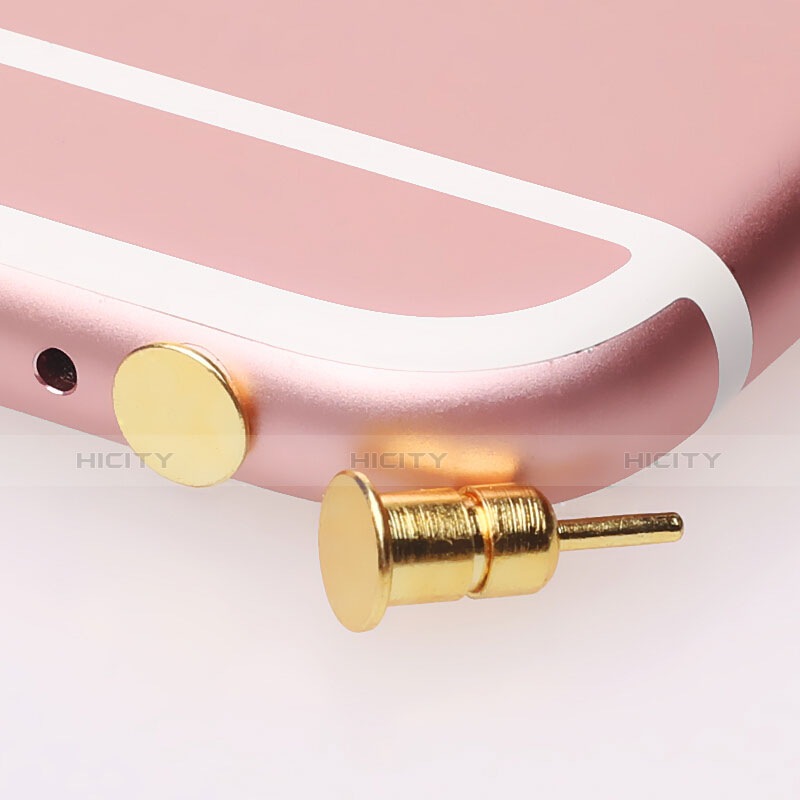 Tappi Antipolvere Jack Cuffie 3.5mm Anti-dust Android Apple Anti Polvere Universale D03 Oro