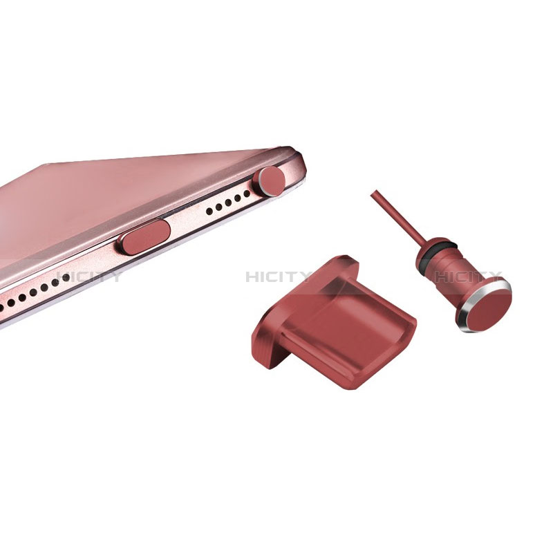Tappi Antipolvere USB-B Jack Anti-dust Android Anti Polvere Universale H01 Rosso