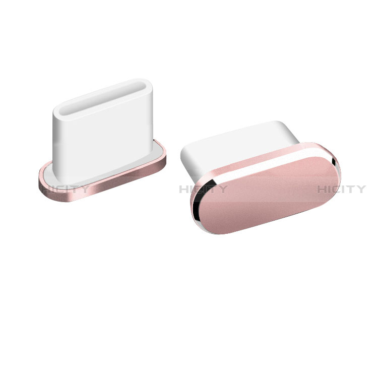 Tappi Antipolvere USB-C Jack Anti-dust Type-C Anti Polvere Universale H06 Oro Rosa