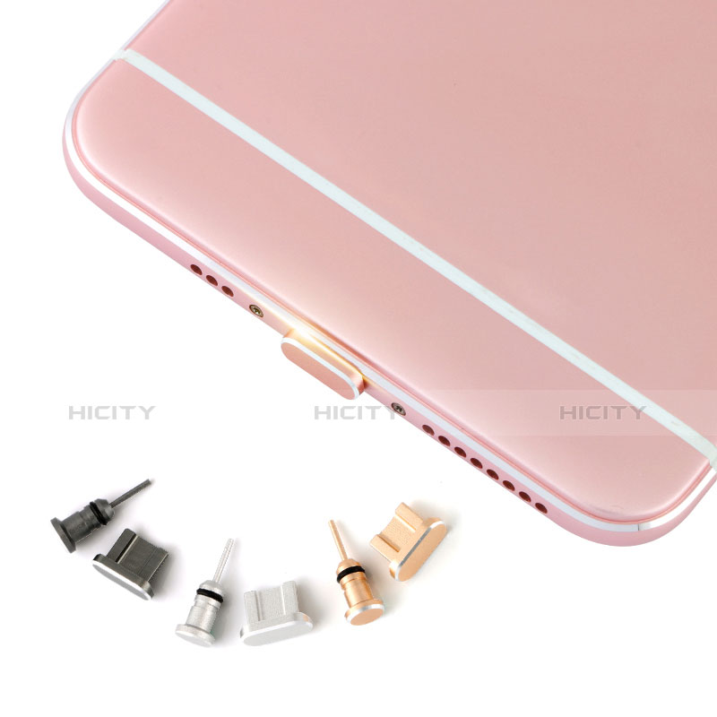 Tappi Antipolvere USB Jack Anti-dust Android Anti Polvere Universale C02 Oro Rosa